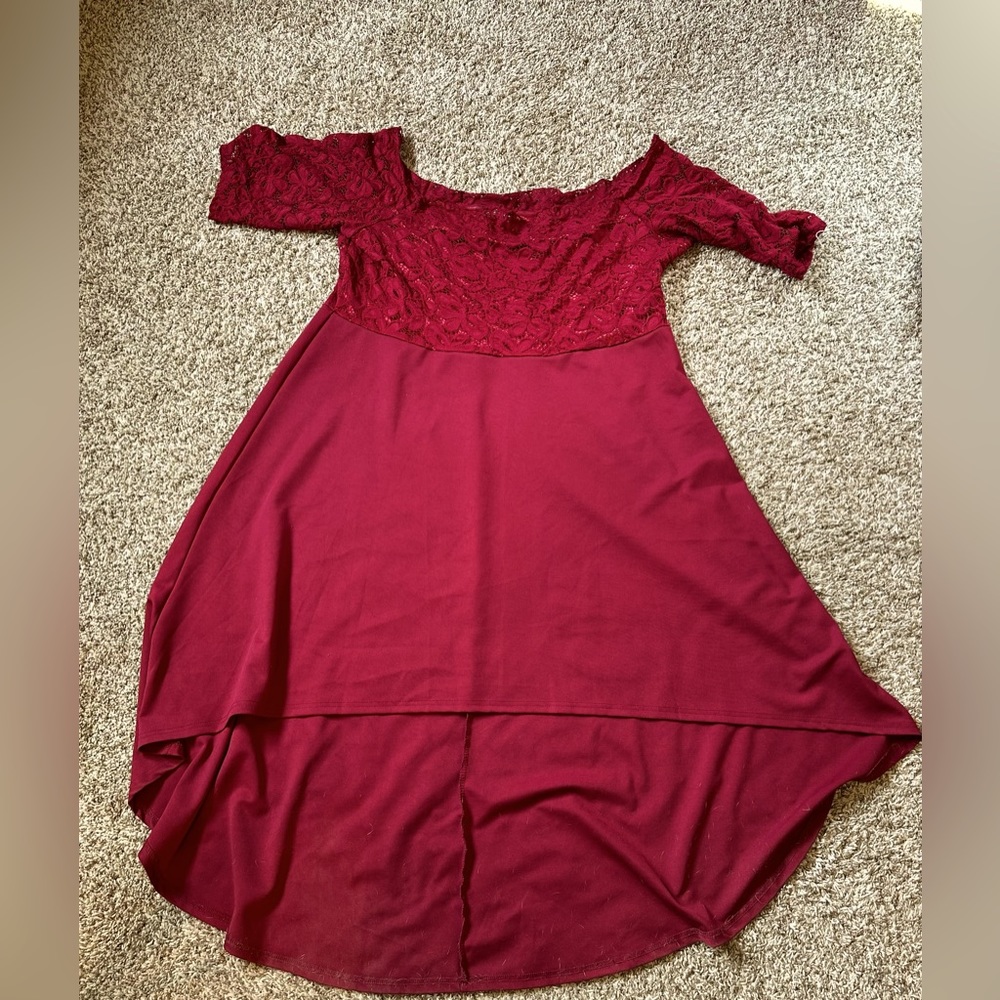 SHEIN off Shoulder Asymmetrical dress